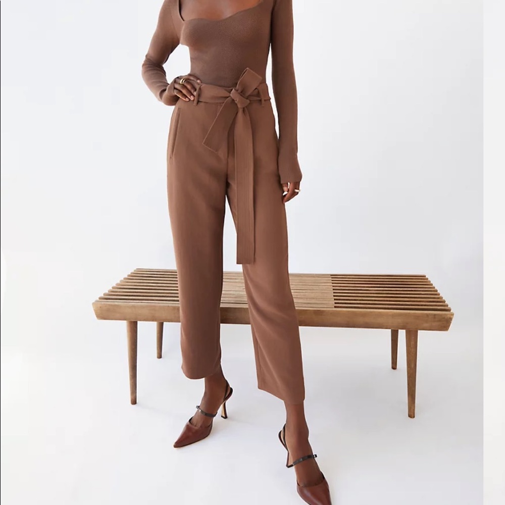 Front tie pant